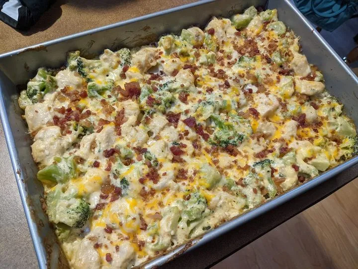Keto Chicken Bacon Ranch Casserole