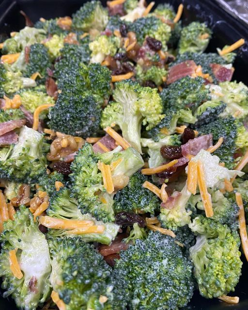 Keto Broccoli Salad with Bacon