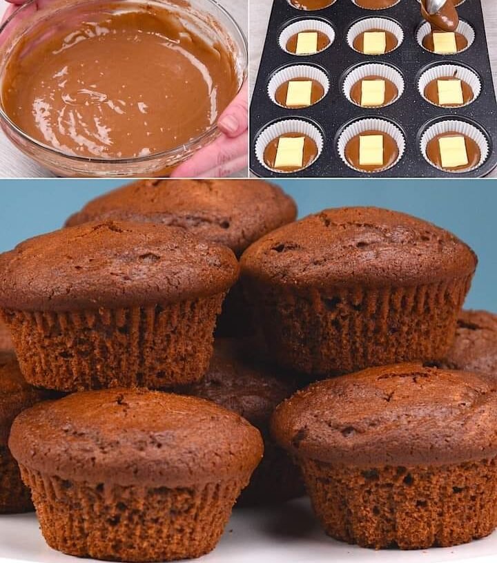 Quick chocolate muffins