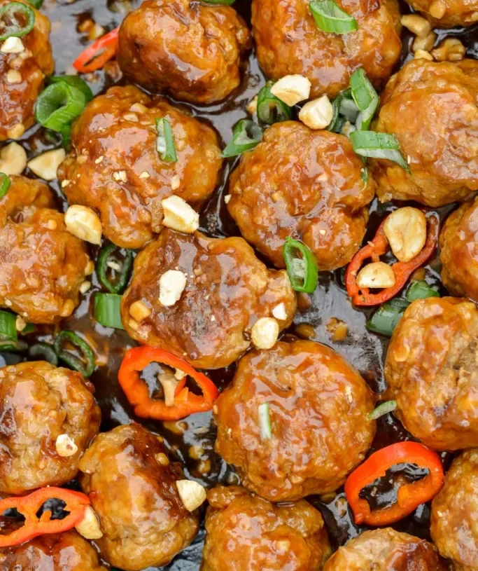 Quick and Easy Kung Pao Meatballs