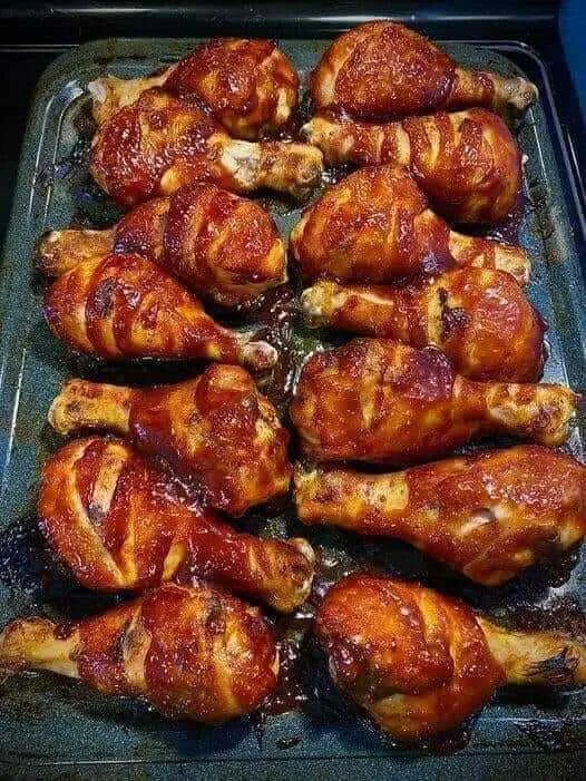 Oven Fried Chicken Legs.