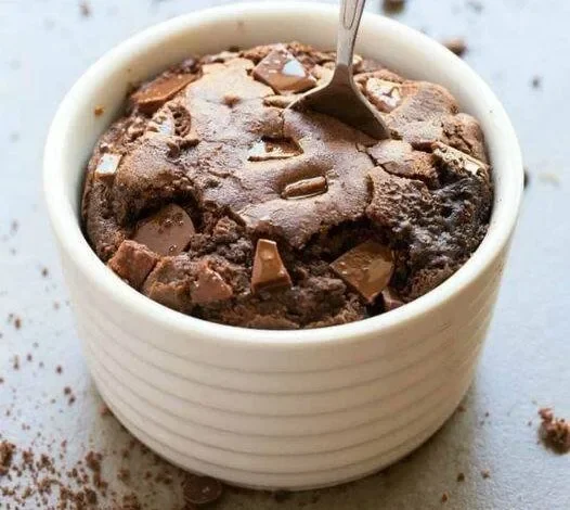 1 Minute Low Carb Brownie (No eggs!).