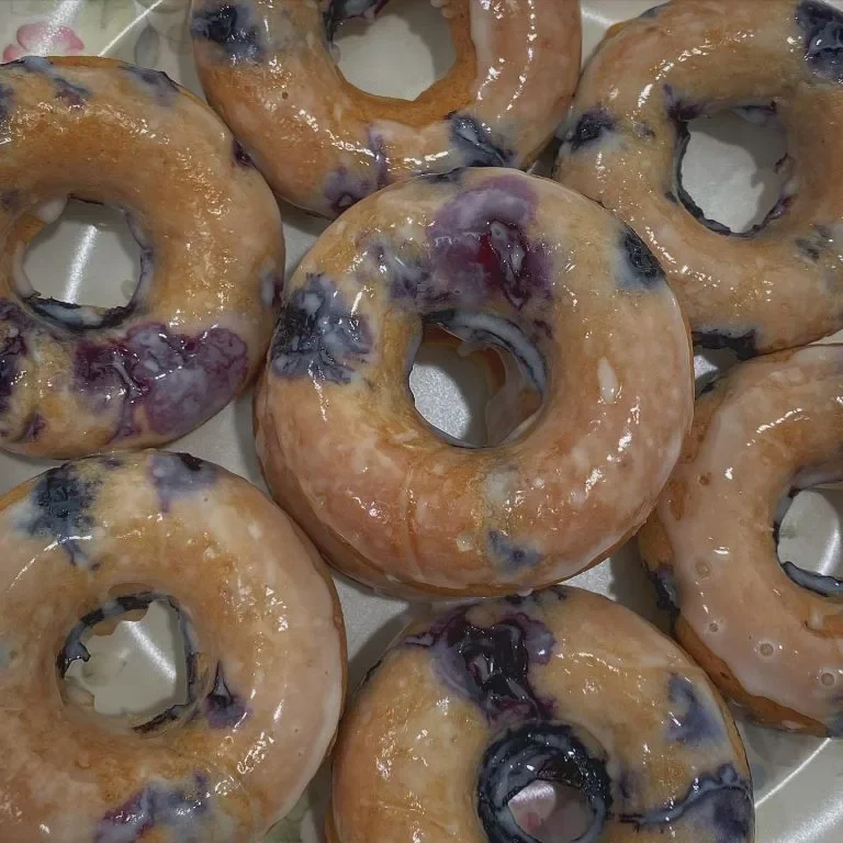 Keto Blueberry donuts
