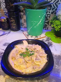 Keto Creamy Mushroom Chicken.