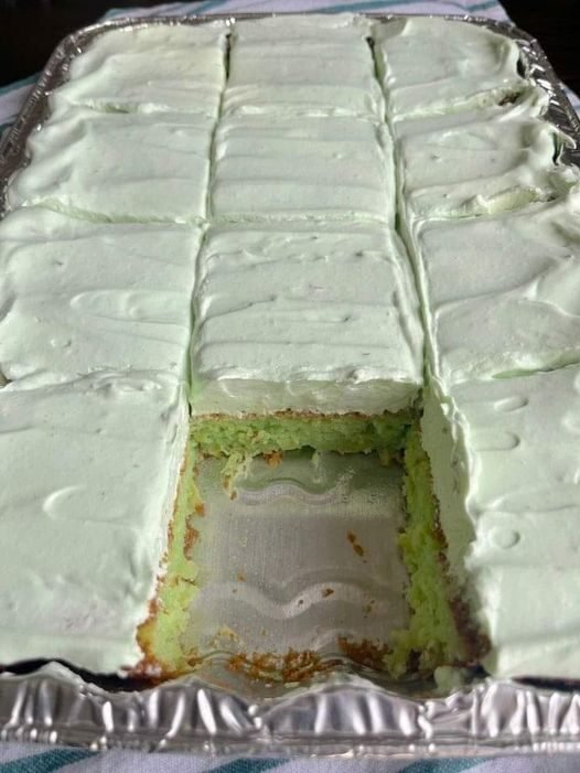 Vegan Pistachio Sheet Cake