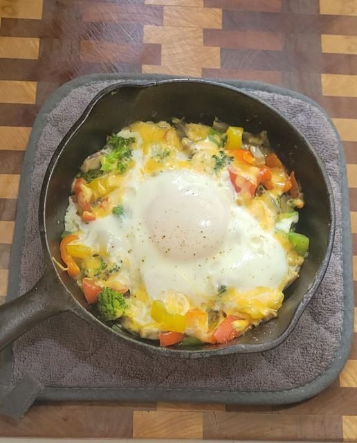 Weight Watchers Veggie and Egg Breakfast Hash