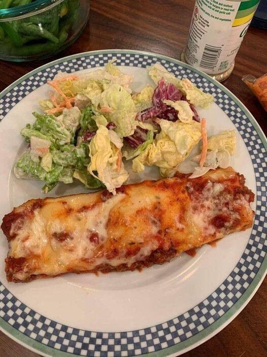 MANICOTTI MADE WITH NASOYA EGG ROLL WRAPPERS
