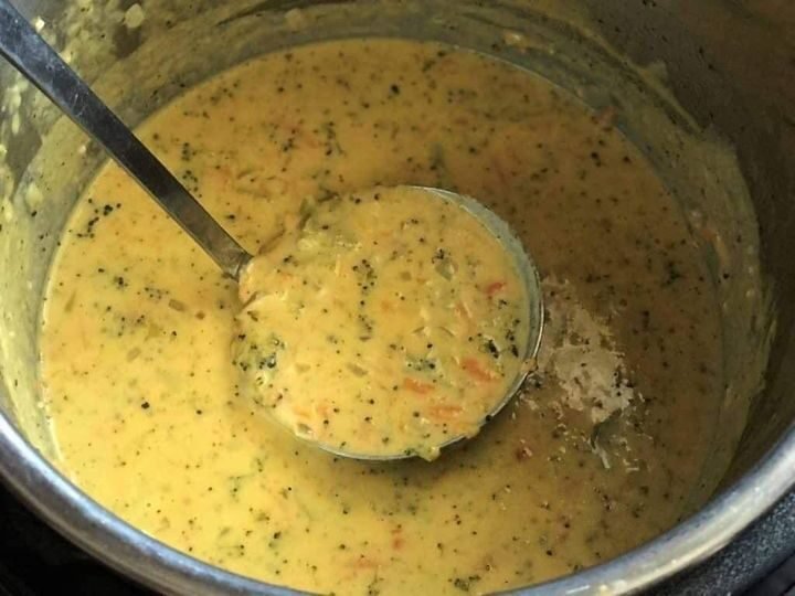 Home Made Panera Broccoli Cheddar Soup