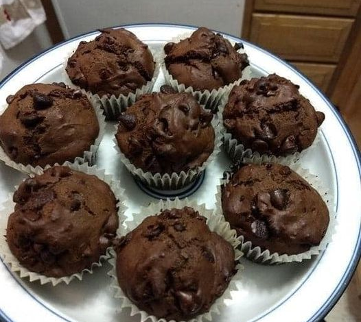 W/W Double Chocolate Chip Muffins