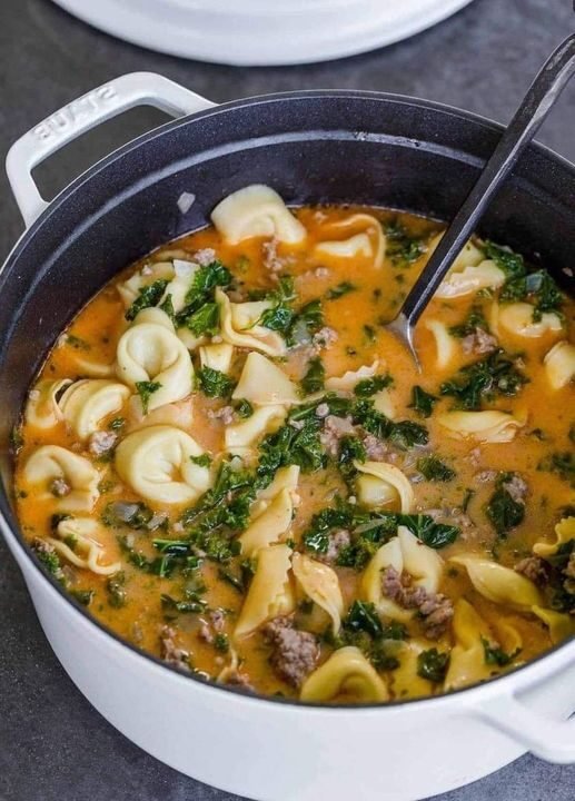 Instant Pot Tortellini Soup With Sausage