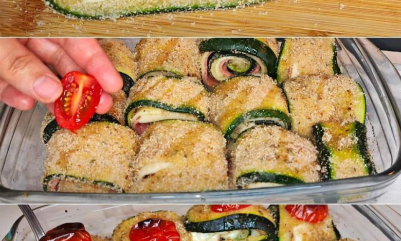 Keto Stuffed Zucchini Rolls