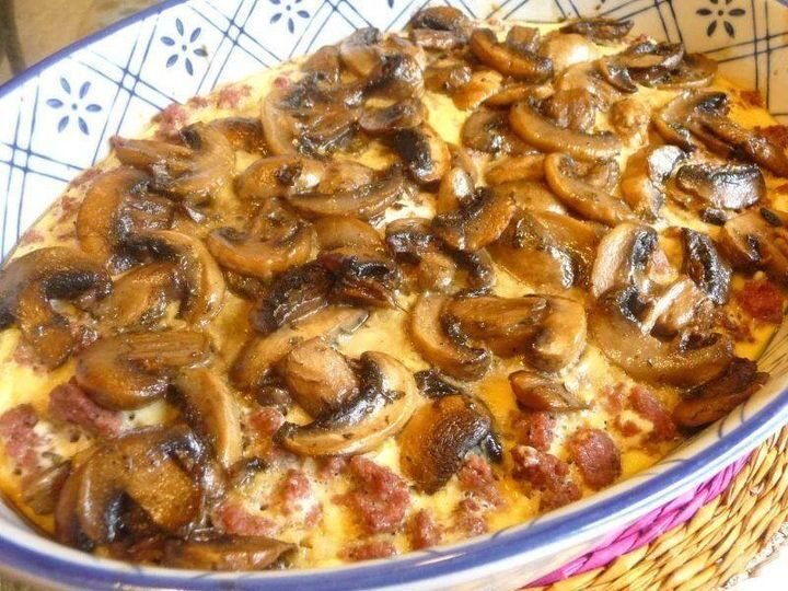 HAMBURGER MUSHROOM BAKE