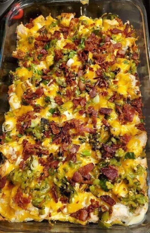 JALAPEÑO POPPER CHICKEN CASSEROLE