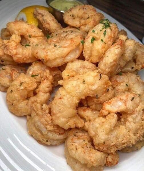 KETO CRISPY BATTER FRIED SHRIMP