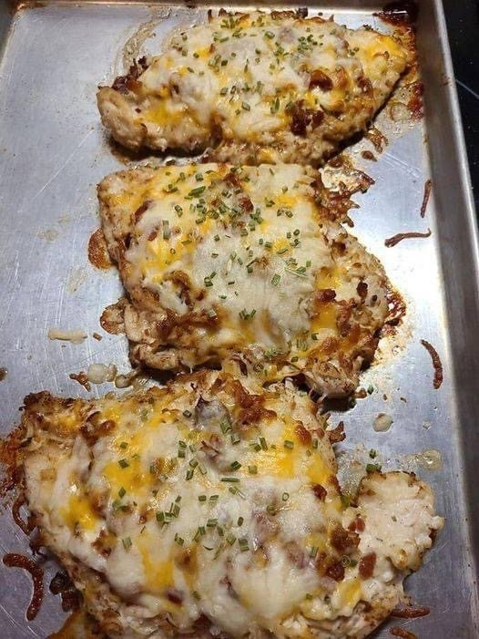 BAKED CRACK CHICKEN BREASTS.