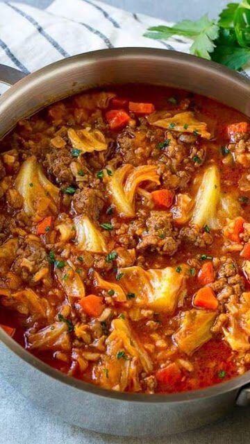 CABBAGE ROLL SOUP