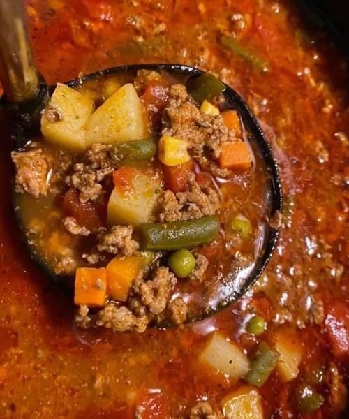 Hearty Homestead Hamburger Soup