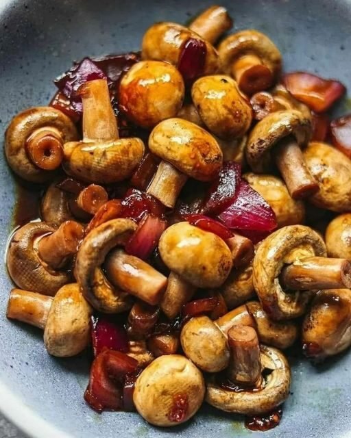 Miso Glazed Mushrooms