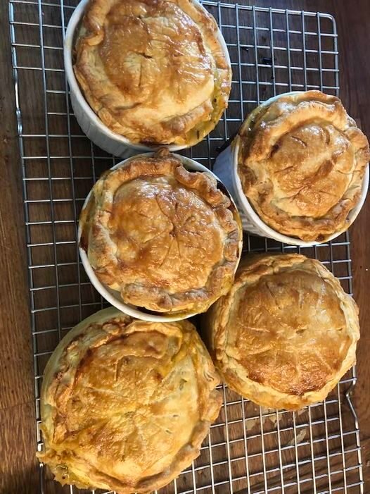 Leek and Mushroom Pies