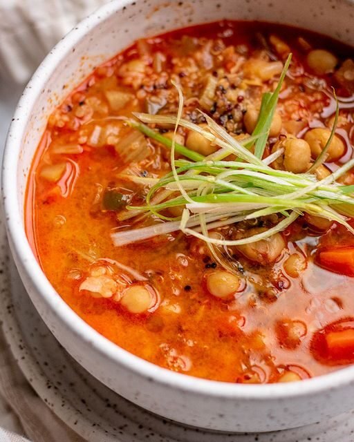 Vegan Gochujang Chickpea Soup