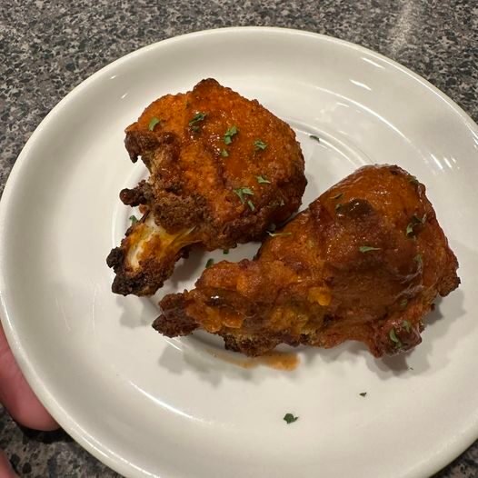 Cauliflower Buffalo Air Fryer Wings