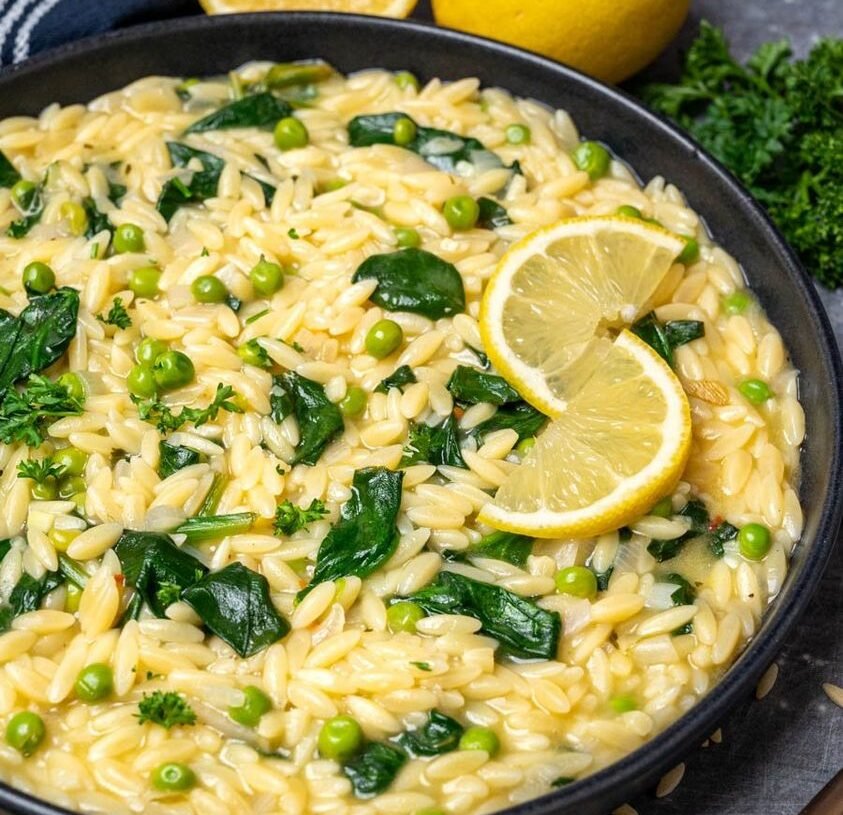 Vegan Lemon Orzo