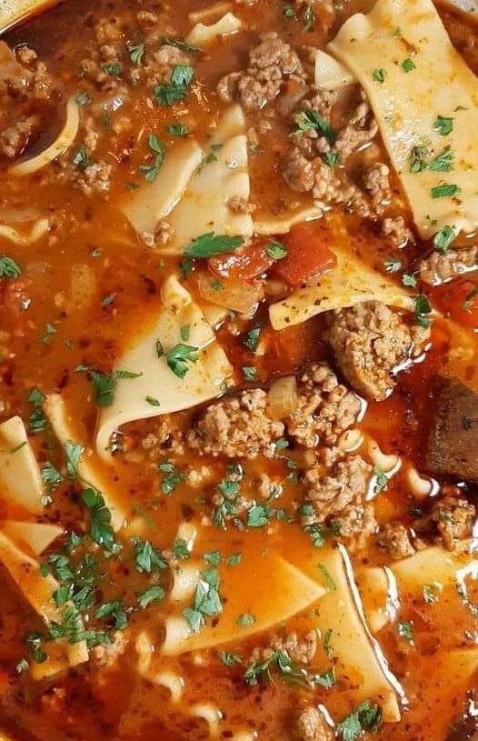 ONE POT LASAGNA SOUP