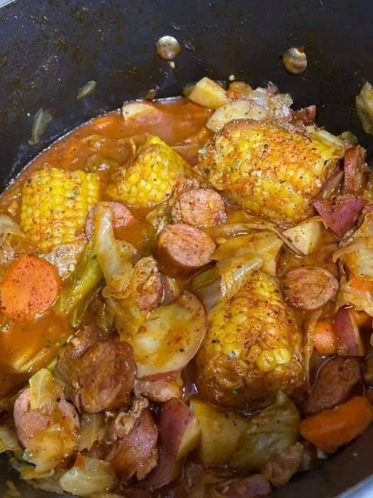 Cabbage and Smoked Sausage Delight
