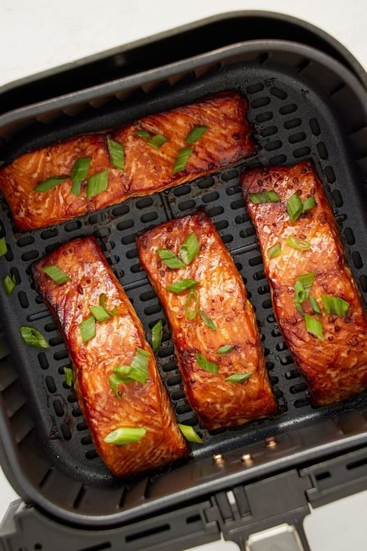 Marinated Air Fryer Salmon