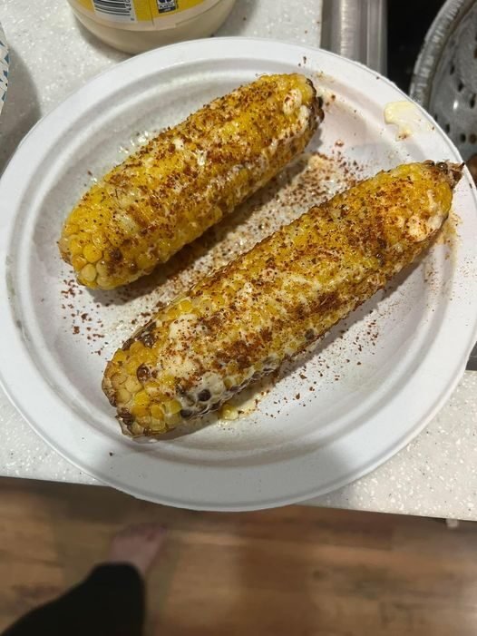 Mexican street corn made in air fryer