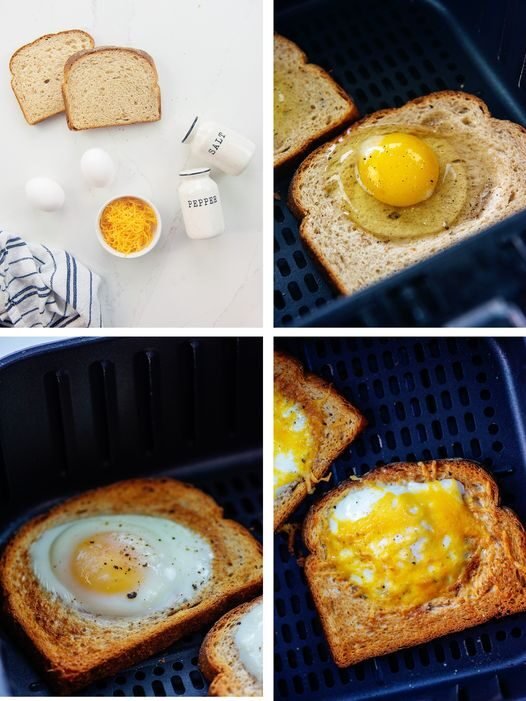 Air Fryer Egg and Toast