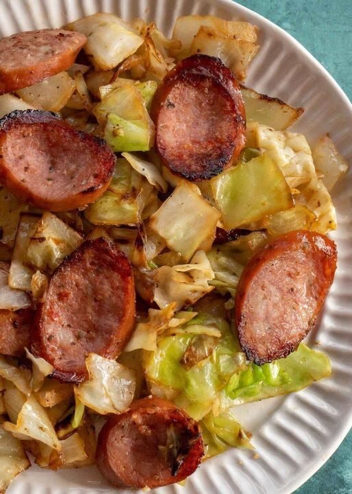 Keto Sausage and Cabbage Skillet