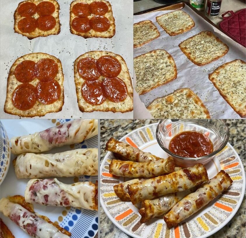 Keto Low Carb Pizza Roll-Ups