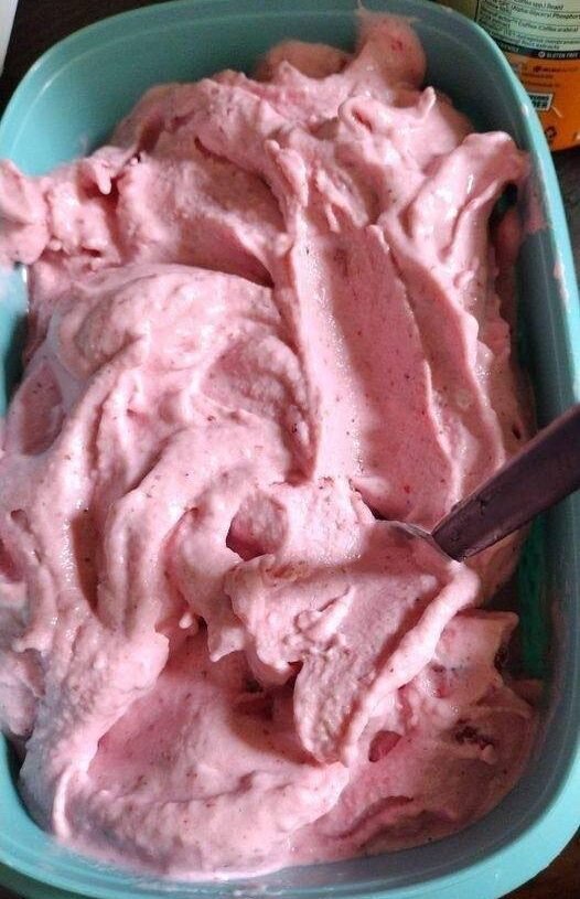 0 point strawberry ice cream