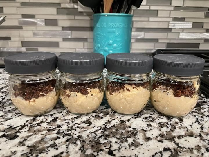 Peanut Butter Cheesecake Jars