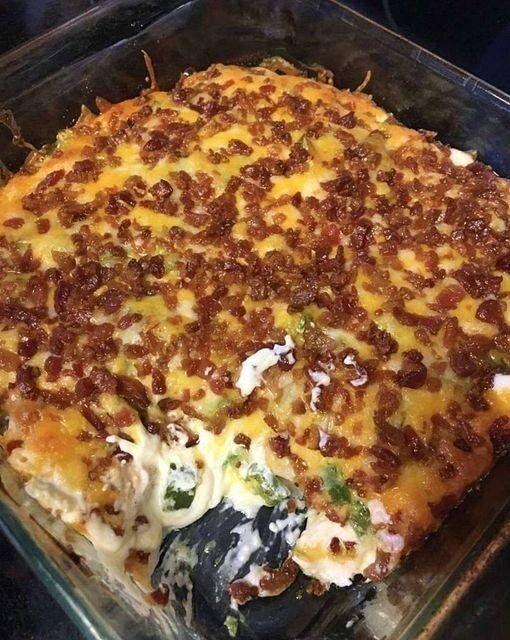 Keto Jalapeño Popper Casserole