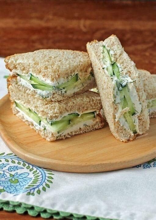 Home Made Cucumber Sandwiches