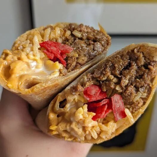 Vegcano Burrito: