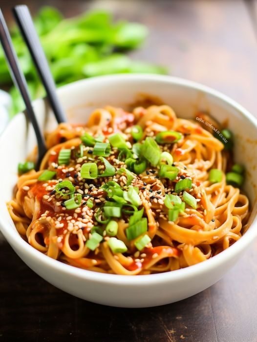 Spicy Peanut Noodle Bowl