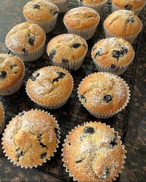 Blueberry Protein Muffins: