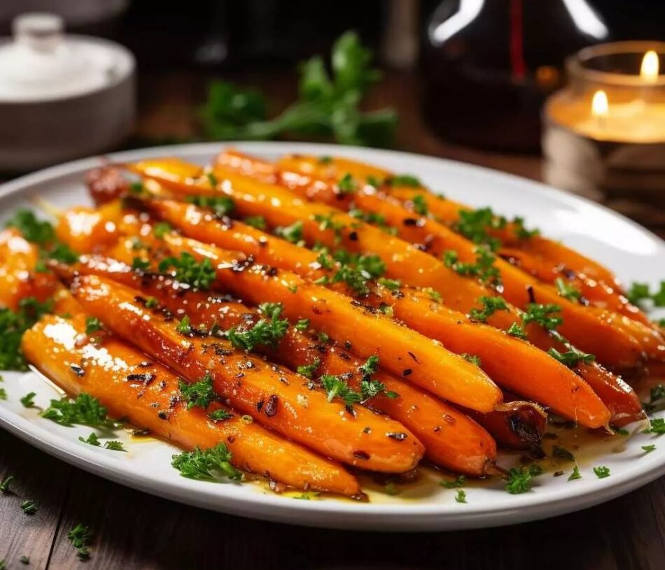 Roasted Carrots with Maple Orange