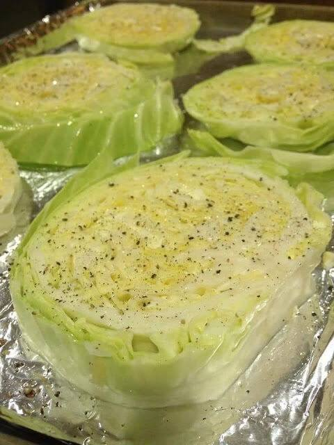 Keto Roasted Cabbage Steaks