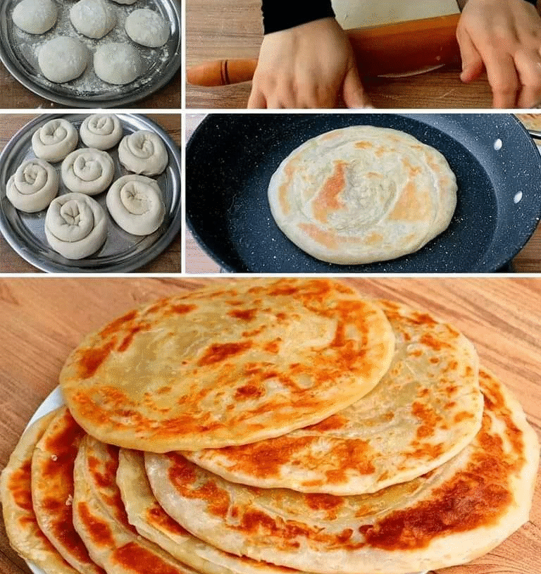 BREAD WITHOUT YEAST AND IN SARTEN