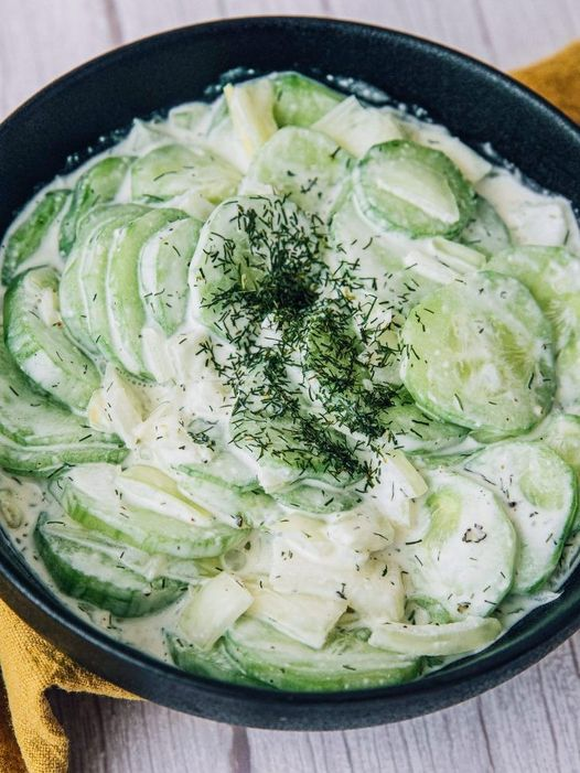 Creamy Cucumber Salad: A Refreshing Culinary Delight
