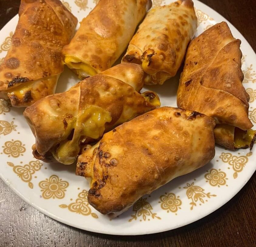 Home Made Big Mac Egg Rolls