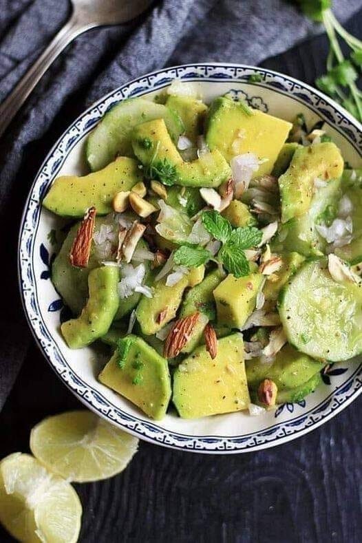 Cucumber Avocado Salad