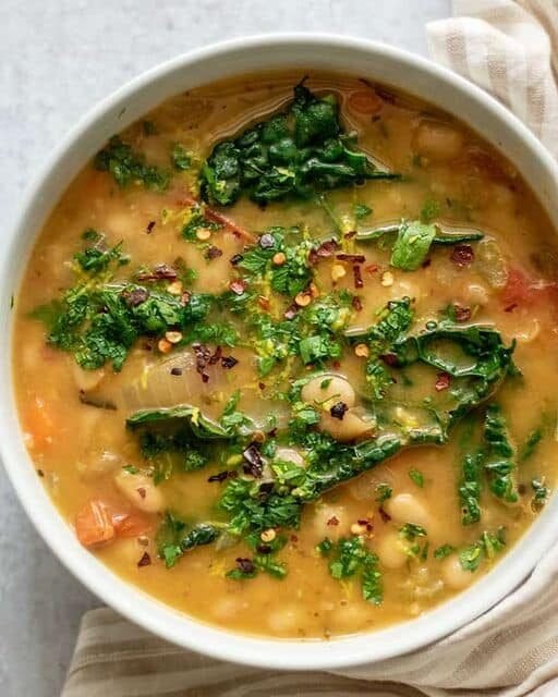 Vegan White Beans with Kale