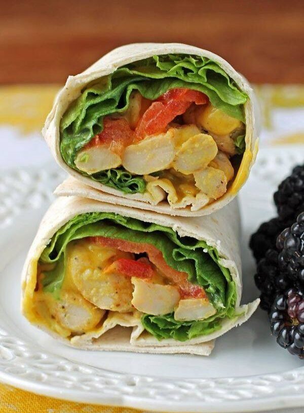 Weight Watchers Honey Mustard Chicken Wraps