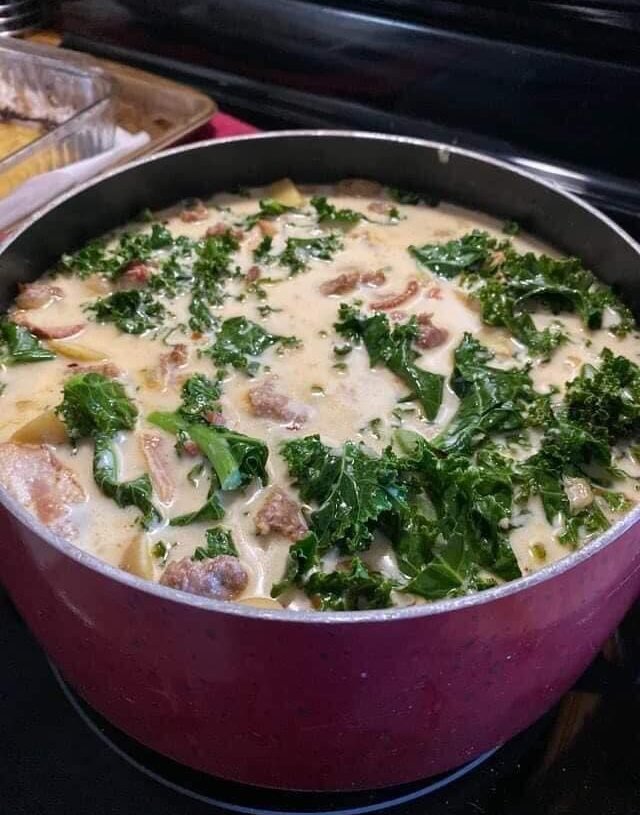 Skinny Zuppa Toscana-Olive Garden Copycat