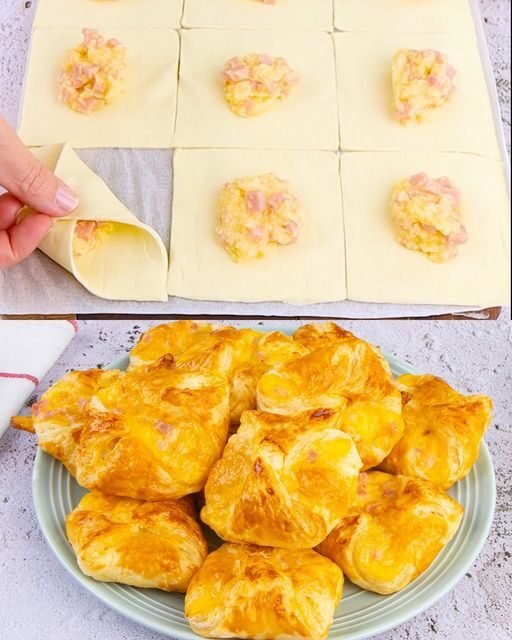 Keto Ham and Cheese Pockets